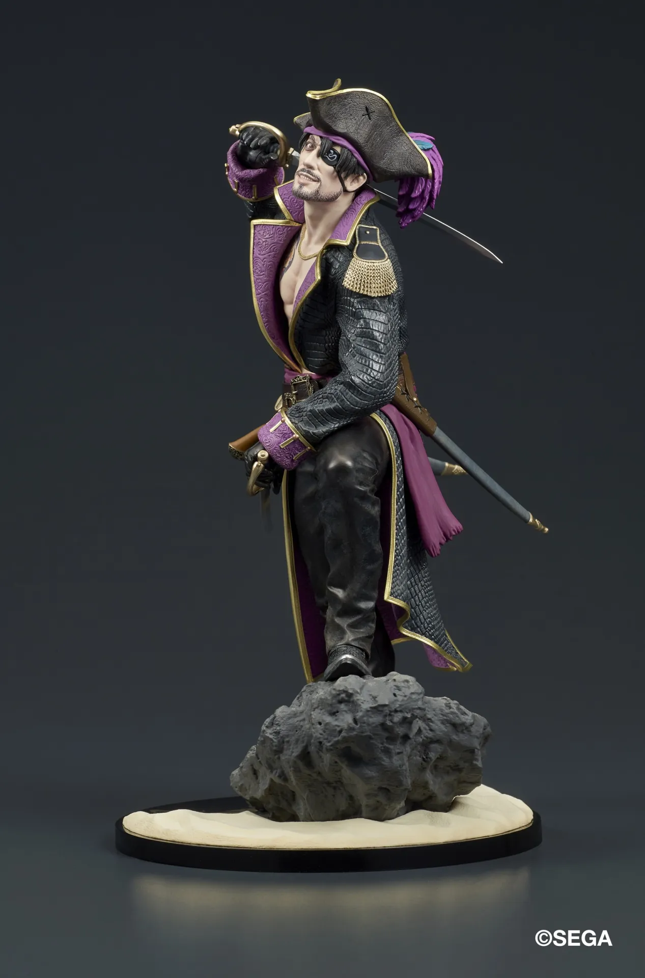 116335__970d74ad LIKE A DRAGON PIRATE YAKUZA IN HAWAII CAPTAIN MAJIMA DIGSTA FIGURE - immagine 1
