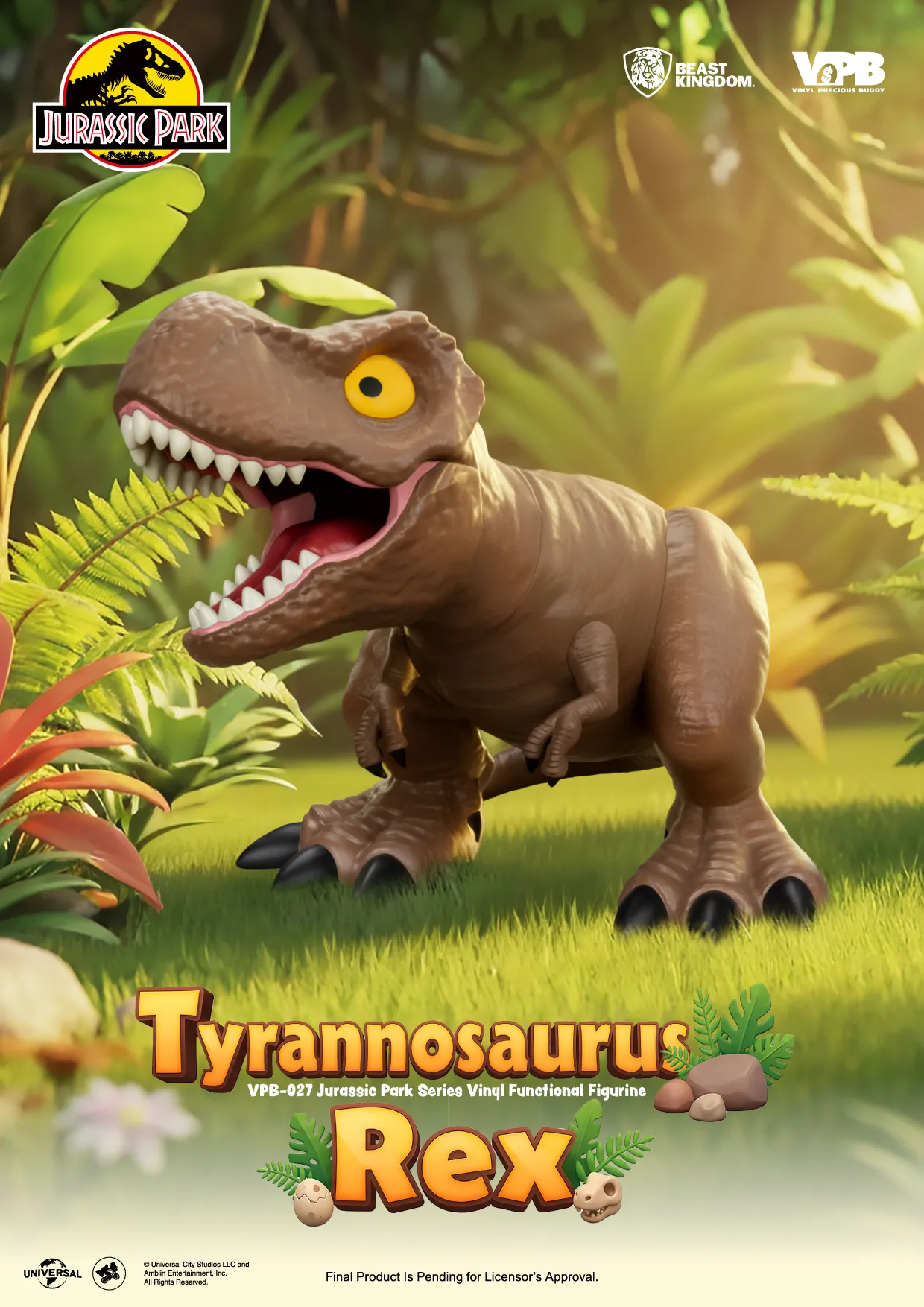 116590__67294ed8 JURASSIC PARK TYRANNOSAUROS REX VINYL BANK - immagine 1