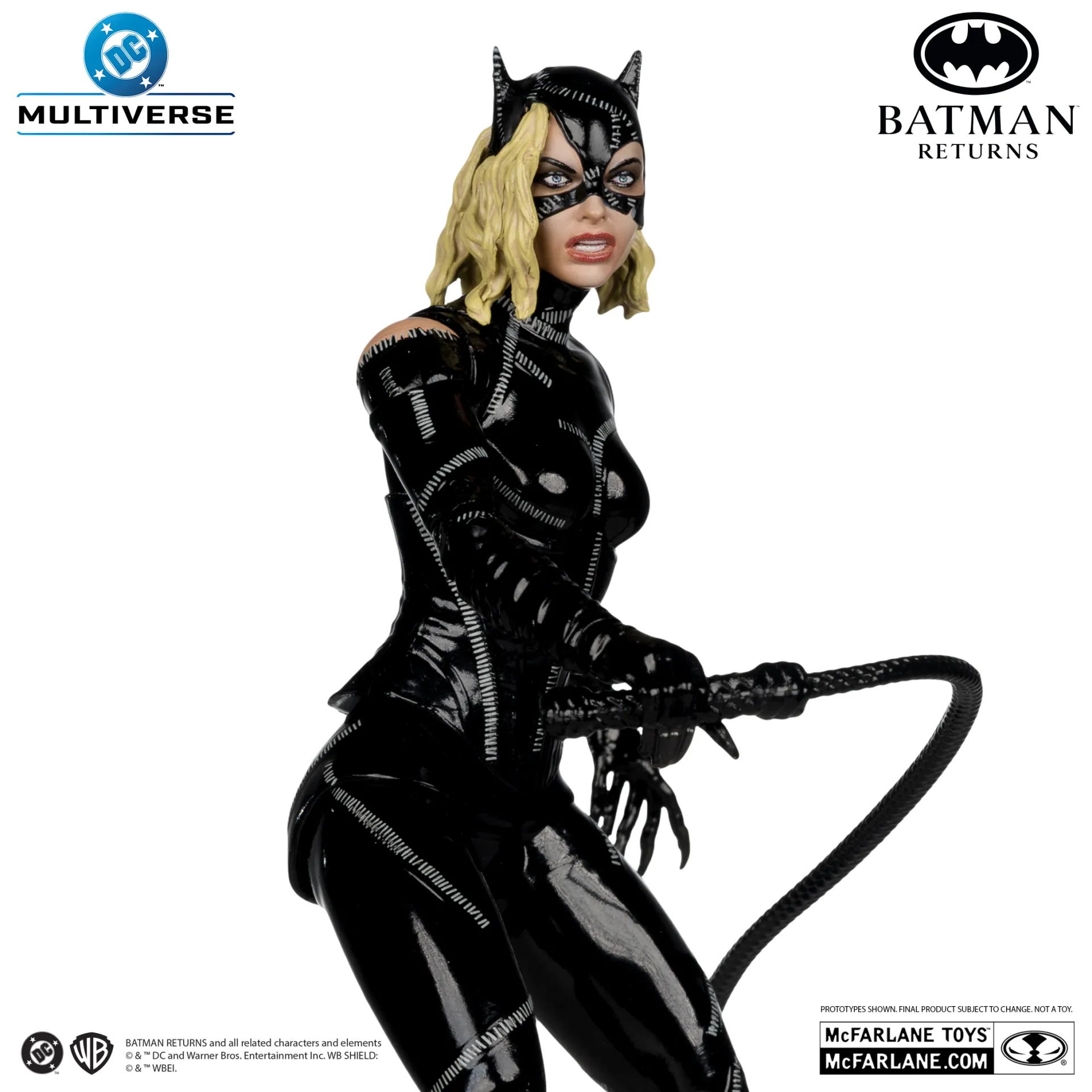 116676__1748476a DC THEATRICAL DLX 7INCH WV5 BATTLE DAMAGED CATWOMAN (BATMAN RETURNS) ACTION FIGURE - immagine 1