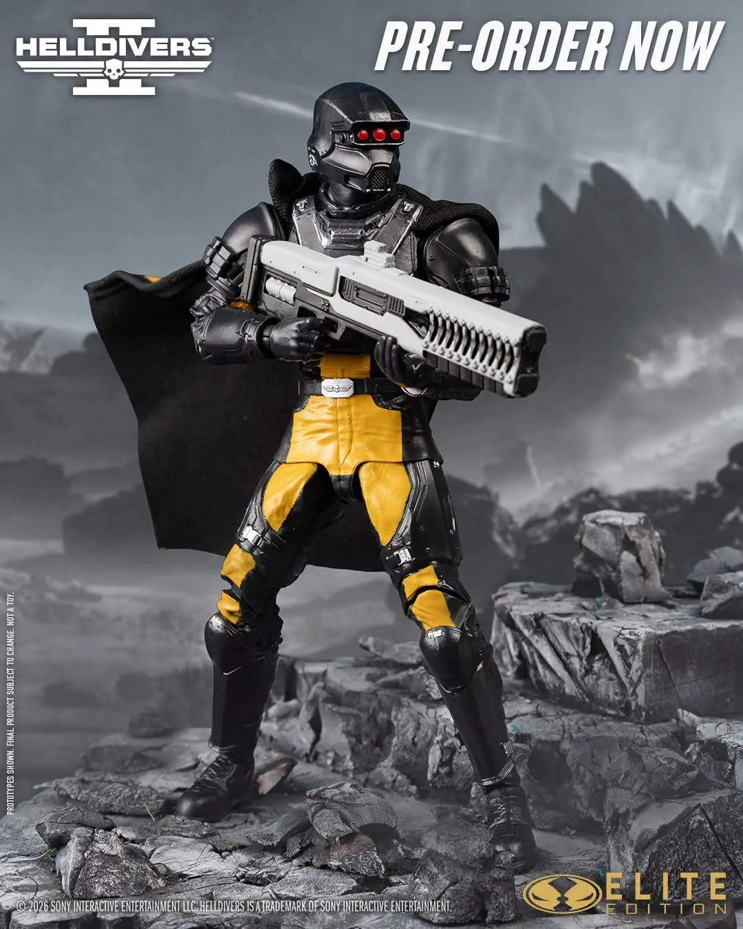 116759__71d44c65 MCFARLANE ELITE ED 7INCH HELLDIVERS 2 SA-04 COMBAT TECHNICIAN ACTION FIGURE - immagine 1