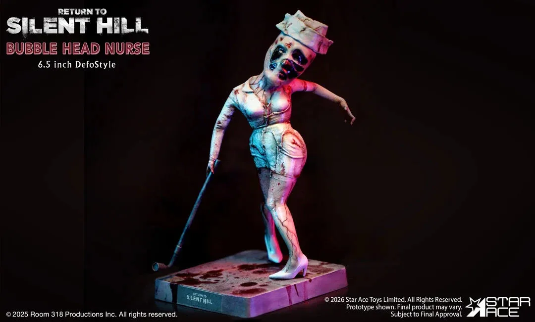 116906__6cc345ce RETURN TO SILENT HILL BUBBLE HEAD NURSE DEFOSTYLE FIGURE - immagine 1