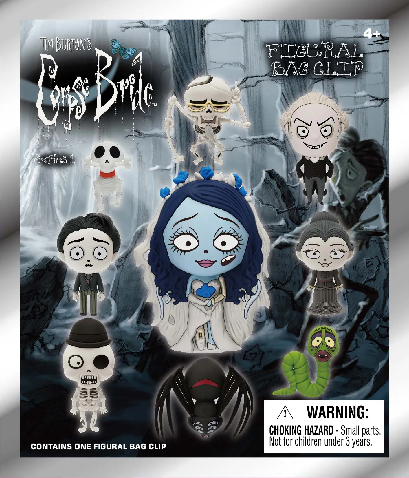 117044__a6987495 CORPSE BRIDE BAG CLIP BLIND BOX DISPLAY (24) - immagine 1