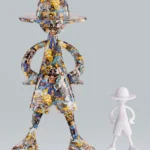 ONE PIECE LUFFY ARTCANVAS 20TH ANNYVERSARY 1/8 FIGURE