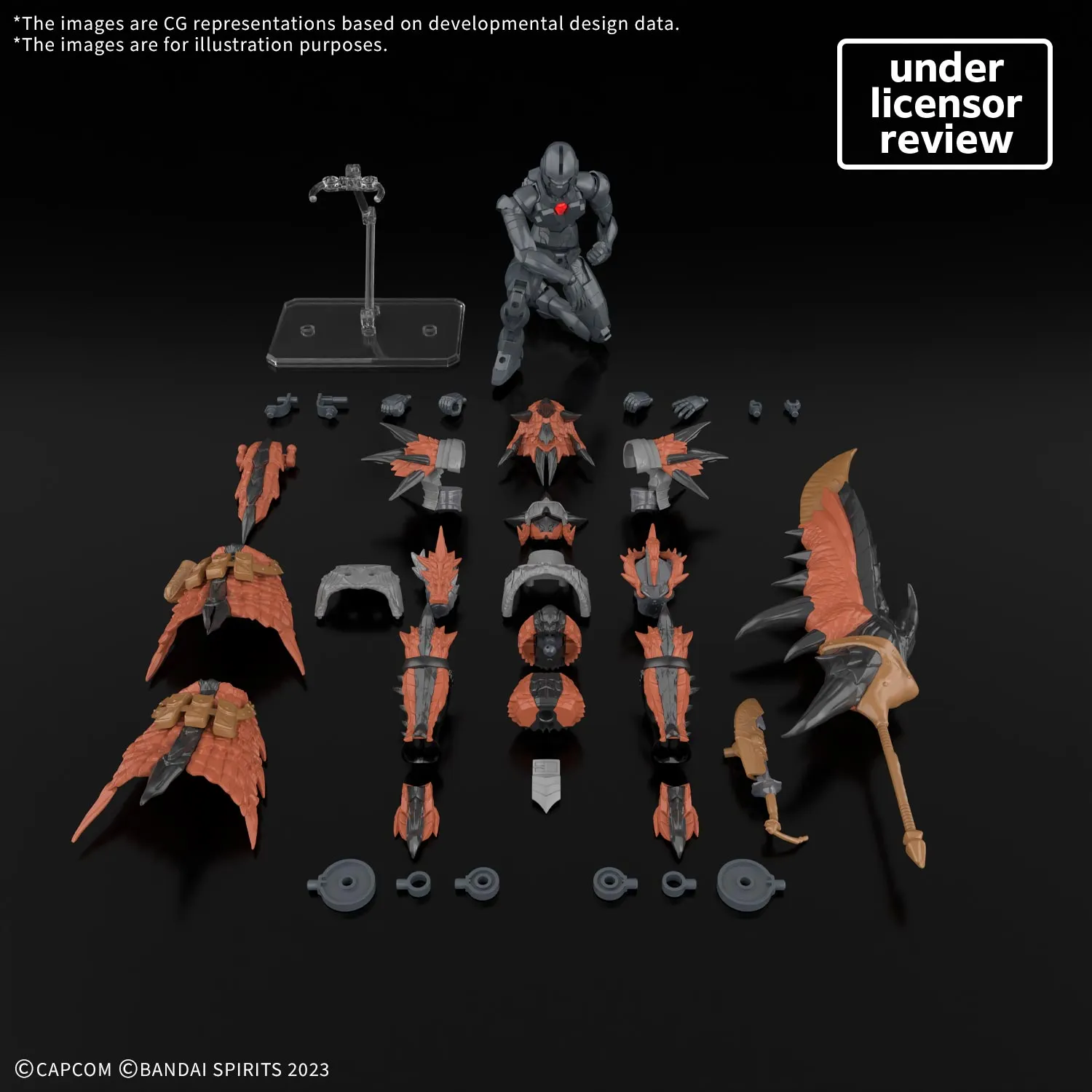 117124__e27e34b8 30MF MONSTER HUNTER WILDS RATHALOS EQUIPMENT RATHALOS SERIES - immagine 1