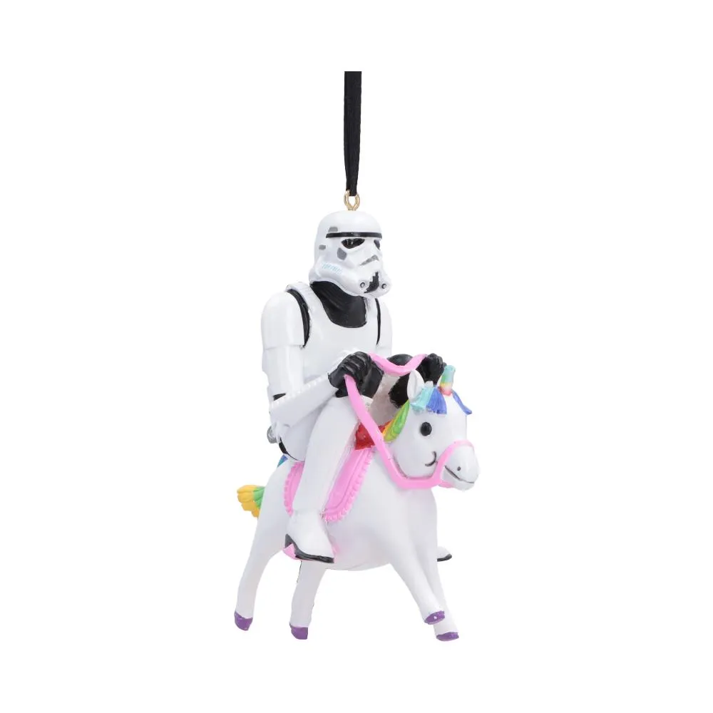 117133__1034b45e STORMTROOPER GIDDY UP HANGING ORNAMENT - immagine 1