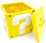 SUPER MARIO QUESTION MARK BLOCK COOKIE JAR BOX