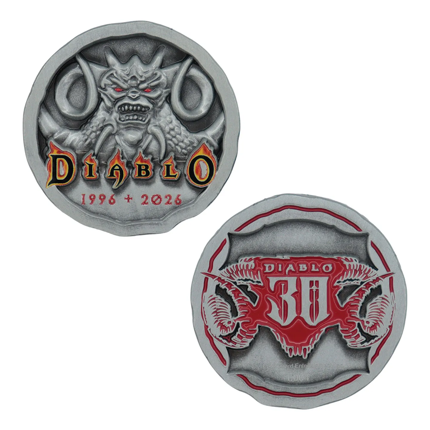 117291__6f95fc66 DIABLO LIMITED EDITION 30TH ANNIVERSARY PRESENTATION COIN - immagine 1
