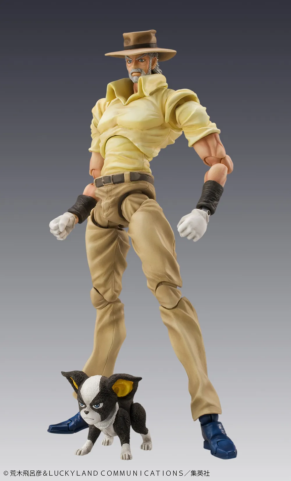 117535__df5411bf JOJO BIZARRE ADVENTURE 3 JOSEPH JOESTAR & IGGY CHOZOKADO ACTION FIGURE RERUN - immagine 1