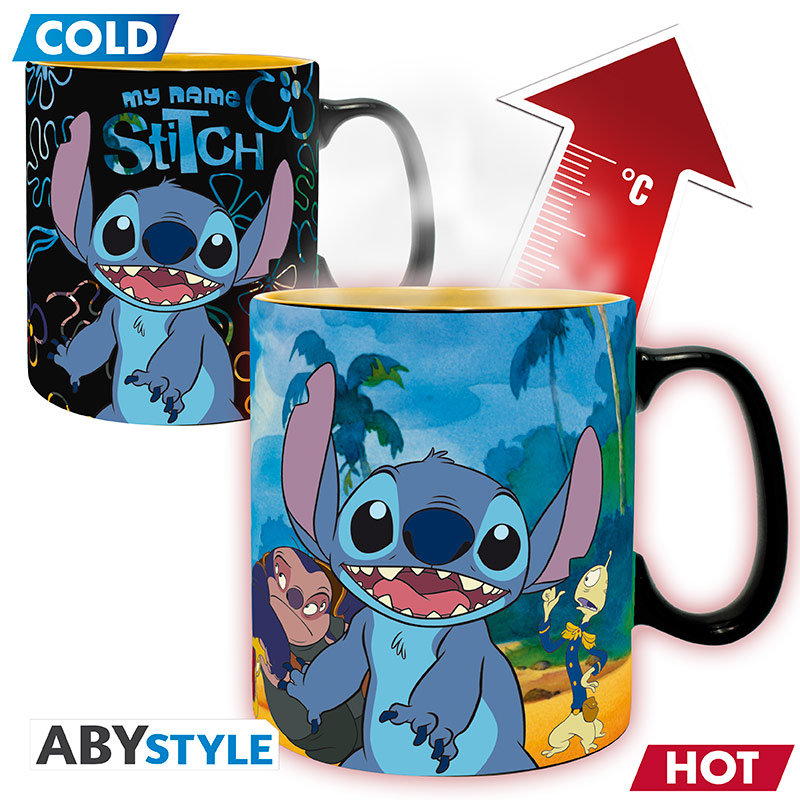 ABYMUG992 DISNEY - Mug Heat Change - 460 ml - Lilo & Stitch MUGA664* DT - immagine 1