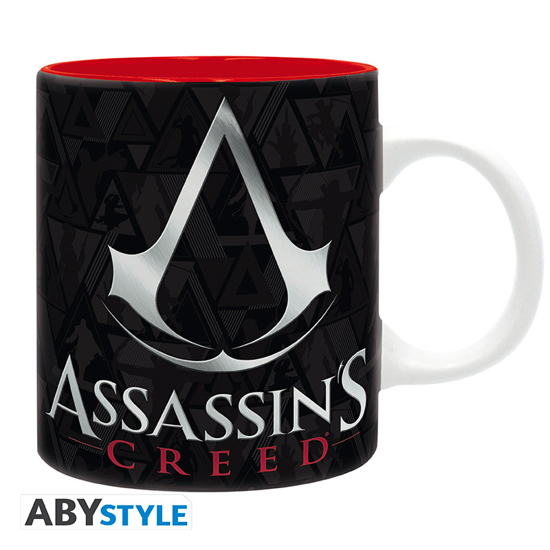 ABYMUGA204 -- 000 (36433) ASSASSIN'S CREED - Mug - 320 ml - Crest black & red - immagine 1