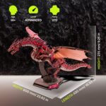Ugears 3D Wooden Model Kit Firestorm Dragon 43 cm - immagine 2