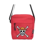 ONE PIECE LUFFY JOLLY ROGER CROSSBODY BAG (RED) - immagine 2