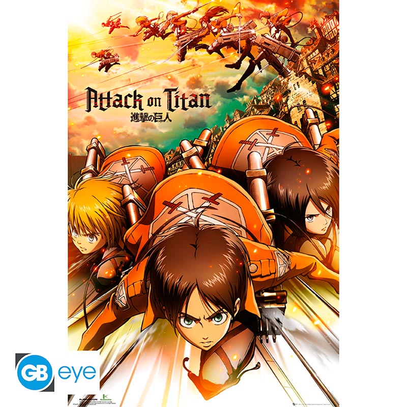 FP3493 ATTACK ON TITAN - Poster Maxi 91.5 1 - Attack * - immagine 1