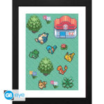 POKEMON - Framed print "Pixel Art" (30 0)