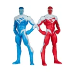 DC MCFARLANE COLLECTOR ED SUPERMAN RED VS SUPERMAN BLUE 2PK ACTION FIGURE - immagine 2