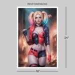DC Comics Fine Art Print Harley Quinn 41 x 61 cm - unframed - immagine 6
