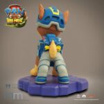 PAW Patrol Life-Size Statue Chase (without Base) 167 cm - immagine 3