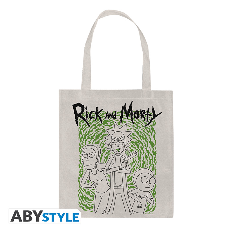 TBA0058 RICK AND MORTY - Tote Bag - Portal * - immagine 1