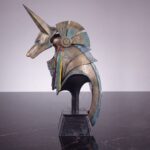 Stargate Desktop Replica Helmet Replica Jackal Guard Helmet Anubis 15 cm - immagine 6