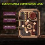Ugears 3D Wooden Model Kit Safe Too 17 cm - immagine 2