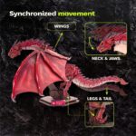 Ugears 3D Wooden Model Kit Firestorm Dragon 43 cm - immagine 5