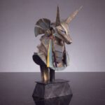 Stargate Desktop Replica Helmet Replica Jackal Guard Helmet Anubis 15 cm - immagine 3