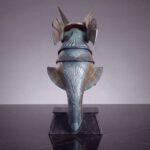 Stargate Desktop Replica Helmet Replica Jackal Guard Helmet Anubis 15 cm - immagine 5