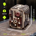 Ugears 3D Wooden Model Kit Safe Too 17 cm - immagine 4