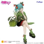 HATSUNE MIKU FLOWER FAIRY WINTER CHERRY GREEN NOODLE STOPPER FIGURE - immagine 3