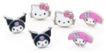 Sanrio Stud Earring Set Hello Kitty, Kuromi and My Melody - immagine 2