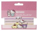 Sanrio Bracelet 3-Pack Hello Kitty, Cinnamonroll and Pompompurin - immagine 3
