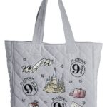 Harry Potter Tote Bag Platform 9 3/4 Embroidered Velvet