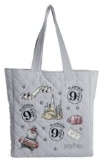Harry Potter Tote Bag Platform 9 3/4 Embroidered Velvet
