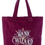 Harry Potter Tote Bag The Wand Chooses The Wizard Velvet