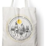 Harry Potter Tote Bag Hogwarts Castle Cotton