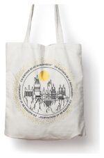 Harry Potter Tote Bag Hogwarts Castle Cotton