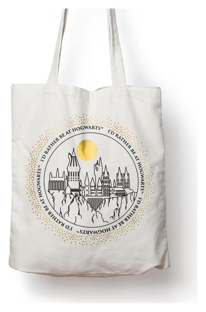 x_crt-hptb0018 Harry Potter Tote Bag Hogwarts Castle Cotton - immagine 1