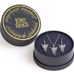 Lord of the Ring Earrings and Necklace Gift Set Evenstar