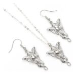 Lord of the Ring Earrings and Necklace Gift Set Evenstar - immagine 2