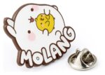 Molang Pin Badge Molang & Piu Piu Logo - immagine 3