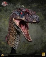 Jurassic Park III Life Size Bust Male Alpha Velociraptor "Blood Knight" 83 cm