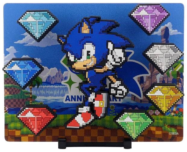 x_f4ffmsa3501 Sonic The Hedgehog FiGGYZ Magnet Collectible Modern Sonic 35th Anniversary 9 cm - immagine 1