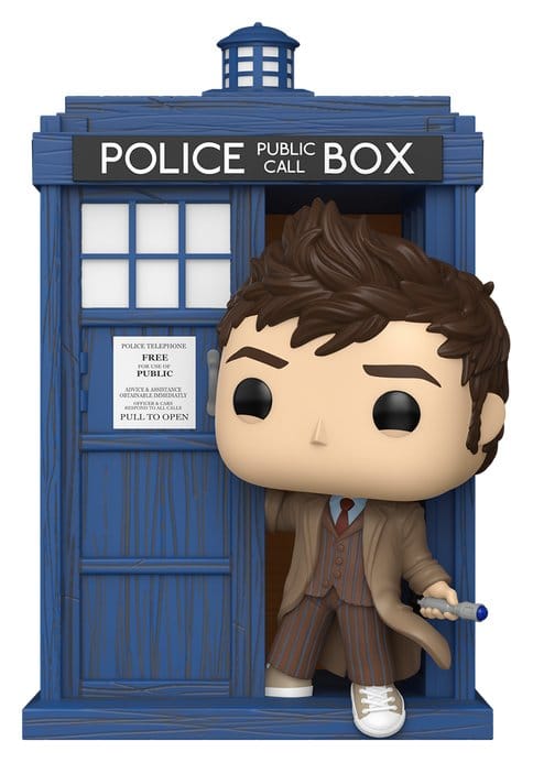x_fk93133 Doctor Who POP! Rides Deluxe Vinyl Tenth Doctor with TARDIS 9 cm - immagine 1