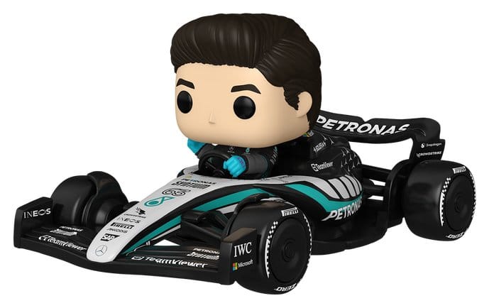 x_fk93712 Formula 1 POP! Rides Super Deluxe Vinyl Figure Mercedes Benz - George Russell 15 cm - immagine 1