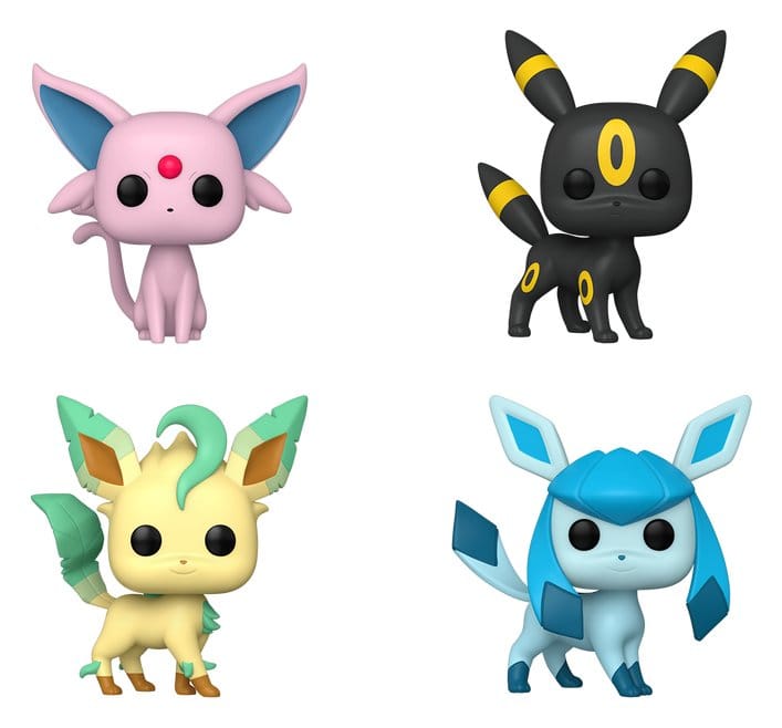 x_fk97576 Pokemon POP! Vinyl Figure 4-Pack Eeveelutions #2 Bundle 9 cm - immagine 1