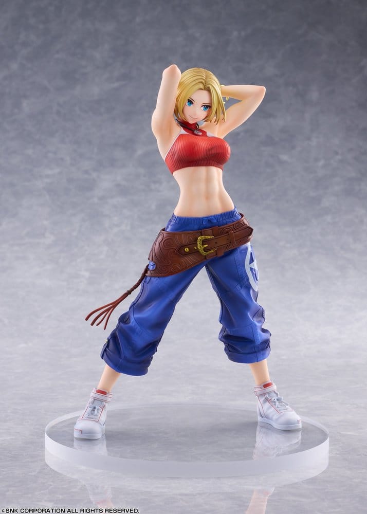 x_gohe91852 Fighting Girls Collection The King of Fighters XV PVC Figure 1/7 Blue Mary AmiAmi Limited Edition 26 cm - immagine 1