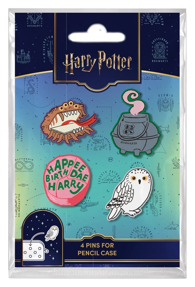 x_gpe84072 Harry Potter Pin Badges Set of 4 - immagine 1