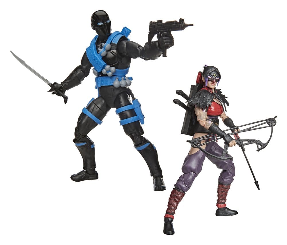 x_hasg2047 G.I. Joe Classified Series Action Figure 2-Pack Snake Eyes & Kim "Jinx" Arashikage 15 cm - immagine 1