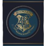 Harry Potter Fleece Blanket Hogwarts Crest 130 x 160 cm