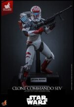 Star Wars: The Clone Wars Television Masterpiece Action Figure 1/6 Clone Commando Sev (Hot Toys Exclusive) 30 cm - immagine 3